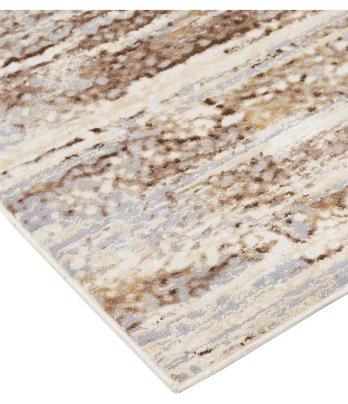 PARKER Rug Feizy PARKER 3705F IN IVORY/GRAY 2' 6" x 8' Runner Area Rug