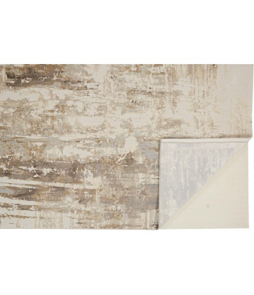 PARKER Rug Feizy PARKER 3709F IN GRAY/BEIGE 2' 6" x 8' Runner Area Rug