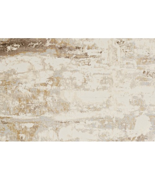 Feizy PARKER 3709F IN GRAY/BEIGE 2' 1" X 3' Sample Area Rug