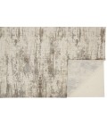 PARKER Rug Feizy PARKER 3719F IN SILVER/BEIGE 7' 9" X 7' 9" Round Area Rug