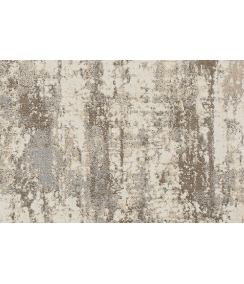 PARKER Rug Feizy PARKER 3719F IN SILVER/BEIGE 7' 9" X 7' 9" Round Area Rug