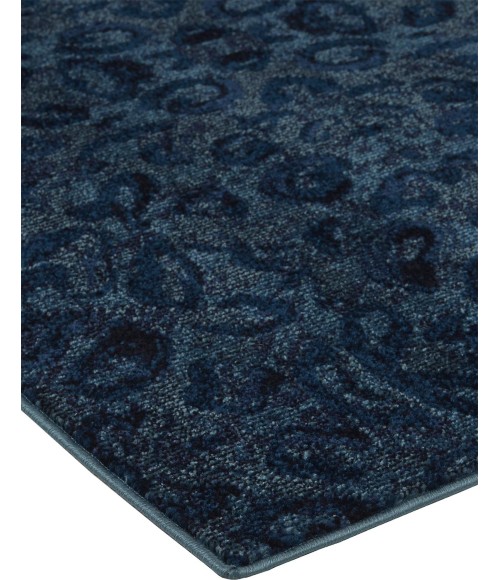 Feizy REMMY 3424F IN BLUE / DARK BLUE 6' 7" X 9' 6" Area Rug