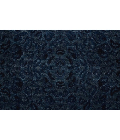 Feizy REMMY 3424F IN BLUE / DARK BLUE 6' 7" X 9' 6" Area Rug