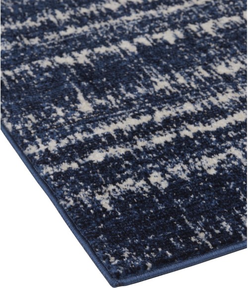 REMMY Rug Feizy REMMY 3425F IN DARK BLUE/IVORY 6' 7" X 9' 6" Area Rug