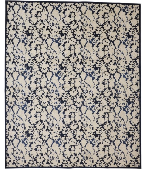 Feizy REMMY 3515F IN IVORY/BLUE 6' 7" X 9' 6" Area Rug