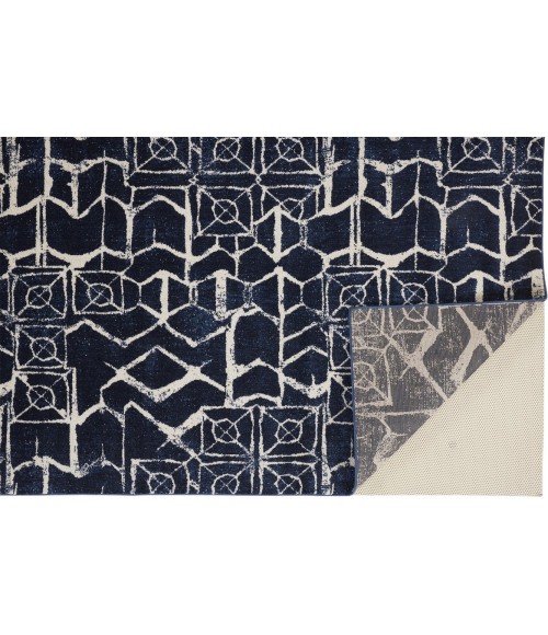REMMY Rug Feizy REMMY 3516F IN BLUE/BEIGE 10' X 13' 2" Area Rug