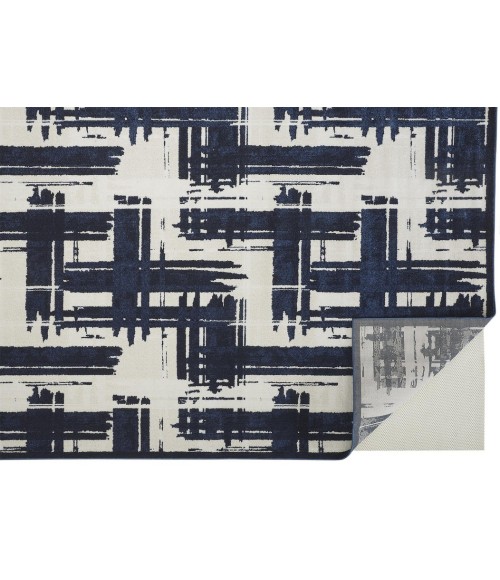 REMMY Rug Feizy REMMY 3808F IN BEIGE/BLUE 5' x 8' Area Rug