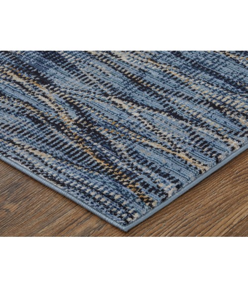 Feizy Sonora BLUE/NAVY SNR39NXF 6 ft. 7 in. X 9 ft. 6 in. Rectangle Rug