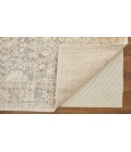 Feizy Camellia Casual Floral & Botanical, Gray/Ivory, 4'-3" x 6'-3" Accent Rug
