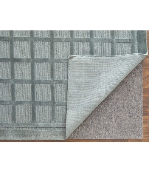 Feizy Channels AQUA 2877278F 7 ft. 9 in. X 9 ft. 9 in. Rectangle Rug