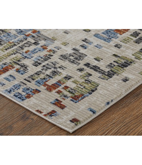 Feizy Sonora IVORY/MULTI SNR39NVF 7 ft. 10 in. X 10 ft. 3 in. Rectangle Rug