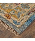 Fillmore Area Rug Feizy Fillmore Bohemian & Eclectic Geometric, Blue/Yellow/Red, 12' x 15' Area Rug