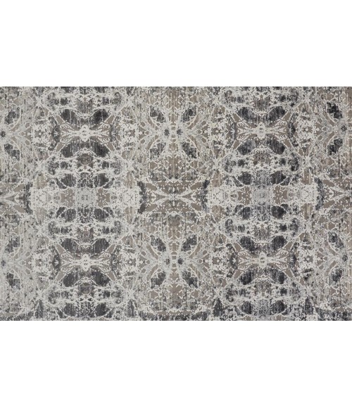 Feizy Cadiz Industrial Oriental, Gray/Taupe/Ivory, 9'-9" x 13'-2" Area Rug