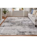 Feizy Prasad IVORY/CHARCOAL Rug 67039N9F 1 ft. 8 in. X 2 ft. 10 in. Rectangle - Rugs Town Feizy Prasad IVORY/CHARCOAL 67039N9F 1 ft. 8 in. X 2 ft. 10 in. Rectangle Rug