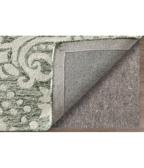 Feizy Belfort Ivory/Green 8698A28F 5 ft. X 8 ft. Rect. Rug