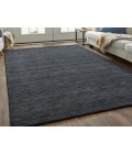 Feizy Luna BLACK 5798049F 9 ft. 6 in. X 13 ft. 6 in. Rectangle Rug