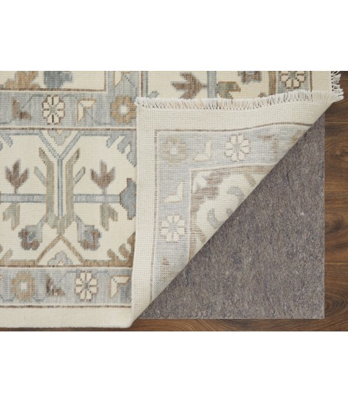 Feizy Karina BEIGE/GRAY 90969G5F 7 ft. 9 in. X 9 ft. 9 in. Rectangle Rug