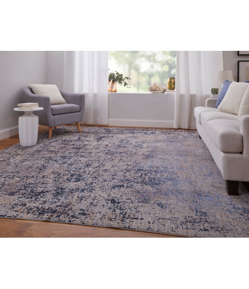 Feizy Pryor BLUE/MULTI PRY39NGF 6 ft. 7 in. X 9 ft. 6 in. Rectangle Rug