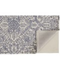 Feizy Belfort Vintage Medallion, Ivory/Blue, 10' x 14' Area Rug