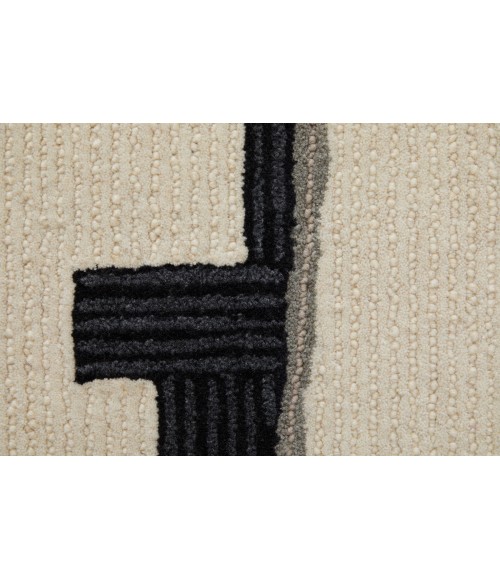 Maguire Area Rug Feizy Maguire Industrial Abstract, Ivory/Gray/Taupe, 9' x 12' Area Rug