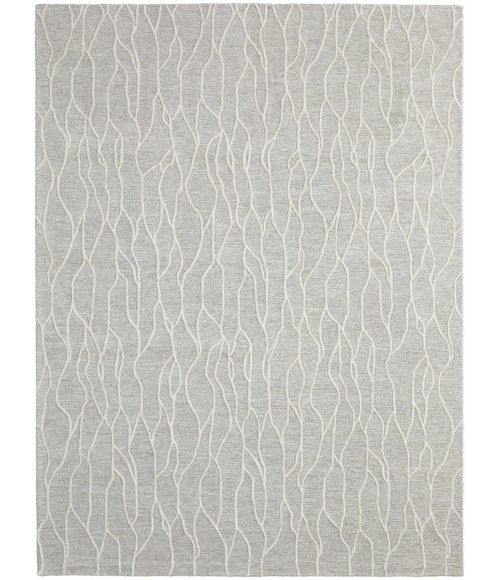 Feizy Enzo IVORY/GRAY 7428734F 8 ft. X 10 ft. Rectangle Rug