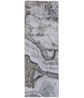 Gaspar Area Rug Feizy Gaspar Industrial Abstract, Taupe/Gray/Blue, 2'-10" x 8' Runner