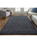 Feizy Luna BLACK 5798049F 9 ft. 6 in. X 13 ft. 6 in. Rectangle Rug