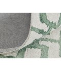 Feizy Lorrain Bohemian & Eclectic Geometric, Ivory/Green, 10' x 10' Round Rug