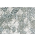 Feizy Atwell Contemporary Distressed Accent Rug, Tiled, Iceberg Green, 3ft x 5ft