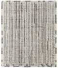 Ashby Area Rug Feizy Ashby Casual Stripes, Ivory/Gray, 9' x 9' Round Rug