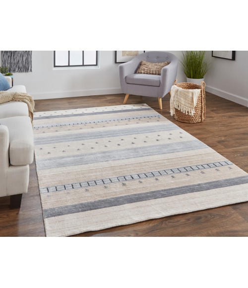 Feizy Legacy BEIGE/GRAY Rug 9836578F 2 ft. X 3 ft. Rectangle - Rugs Town Feizy Legacy BEIGE/GRAY 9836578F 2 ft. X 3 ft. Rectangle Rug