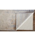 Laina Area Rug Feizy Laina Industrial Gradient & Ombre, Tan/Brown/Blue, 3' x 12' Runner