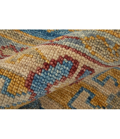 Fillmore Area Rug Feizy Fillmore Bohemian & Eclectic Geometric, Blue/Yellow/Red, 12' x 15' Area Rug