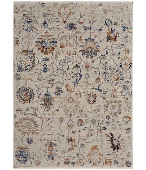 Kaia Area Rug Feizy Kaia Oushak Ivory/Blue Rug, 12' x 15' Area Rug