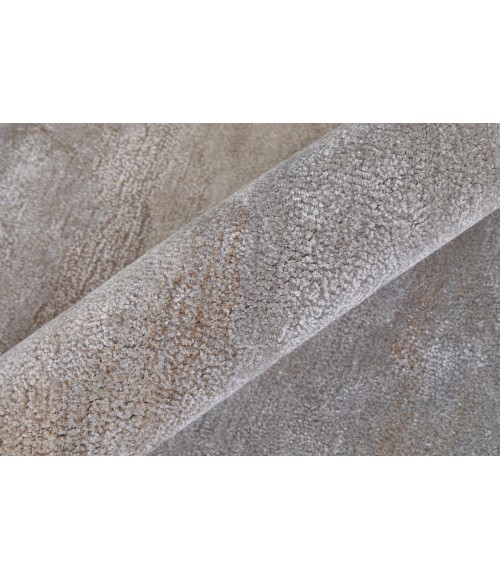 Feizy Anya Industrial Abstract, Ivory/Gray, 2' x 3' Area Rug