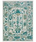 Feizy Karina IVORY/GREEN 90969G7F 8 ft. 6 in. X 11 ft. 6 in. Rectangle Rug