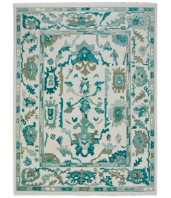 Feizy Karina IVORY/GREEN 90969G7F 8 ft. 6 in. X 11 ft. 6 in. Rectangle Rug