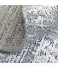 Feizy Eastfield Casual Abstract, Gray, 5' x 8' Area Rug