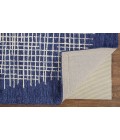 Feizy Maddox Modern Tufted Architectural Area Rug, Navy Blue, 5ft x 8ft