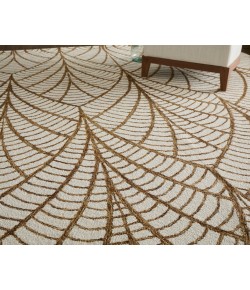 Feizy Wallace White/Brown WAL8A44F 2 ft. X 3 ft. Rect. Rug