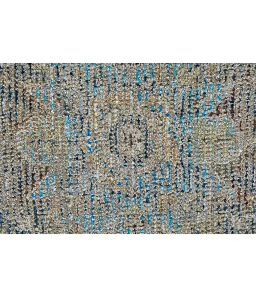 Feizy Caldwell Bohemian & Eclectic Distressed, Blue/Gray/Tan, 9' x 12' Area Rug