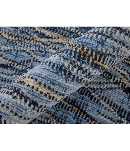 Feizy Sonora BLUE/NAVY SNR39NXF 6 ft. 7 in. X 9 ft. 6 in. Rectangle Rug