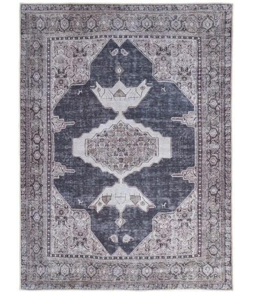 Feizy Percy CHARCOAL/IVORY Rug PRC39PBF 5 ft. 3 in. X 7 ft. 6 in. Rectangle - Rugs Town Feizy Percy CHARCOAL/IVORY PRC39PBF 5 ft. 3 in. X 7 ft. 6 in. Rectangle Rug