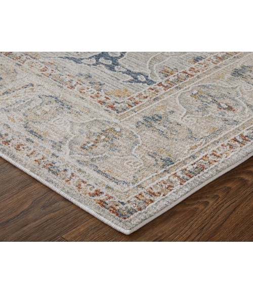 Feizy Pasha IVORY/MULTI PAS39M4F 9 ft. 0 in. X 12 ft. 8 in. Rectangle Rug