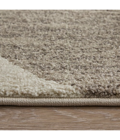 Feizy Eden Ivory/Brown/Blue EDN39QUF 2 ft. 6 in. X 7 ft. 3 in. Rect. Rug