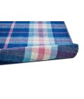 Feizy Crosby Eco-Friendly PET Dhurrie, Bright Blue/Peony Pink, 8ft x 10ft Area Rug
