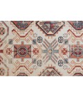 Feizy Nolan Vinatge Style Tribal Kazak Rug, Ochre Red/Vanilla Beige, 10ft x 13ft-2in