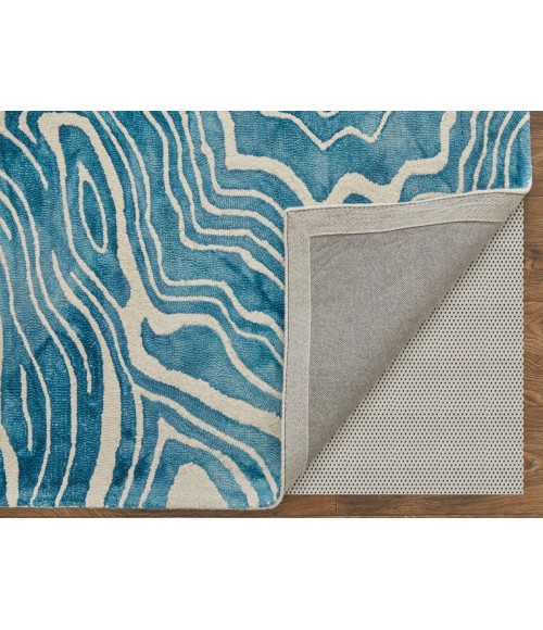 Feizy Lorrain BLUE/IVORY Rug 6108920F 8 ft. X 10 ft. Rectangle - Rugs Town Feizy Lorrain BLUE/IVORY 6108920F 8 ft. X 10 ft. Rectangle Rug