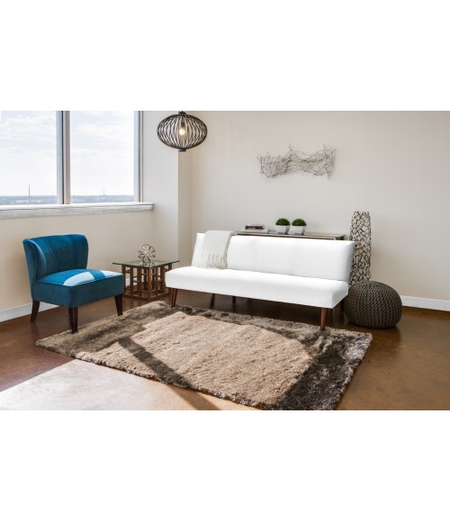 Feizy Indochine Luxury & Glam Solid, Brown/Taupe, 2'-6" x 6' Runner