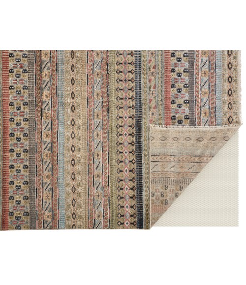 Feizy Payton PINK/MULTI 9806498F 2 ft. X 2 ft. Square Rug